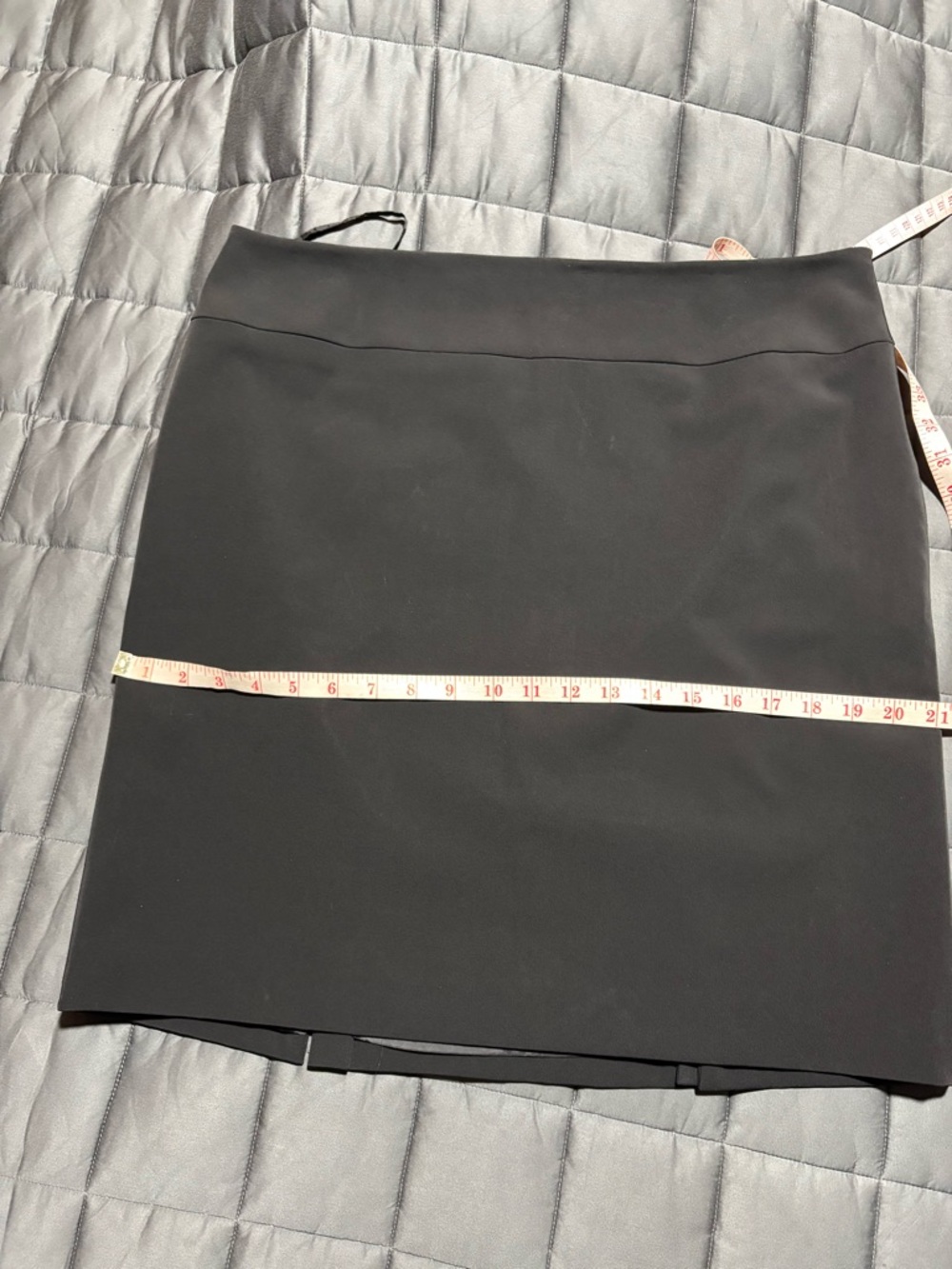 ANTONIO MELANI Black Mini Skirt with Subtle Draped Waist